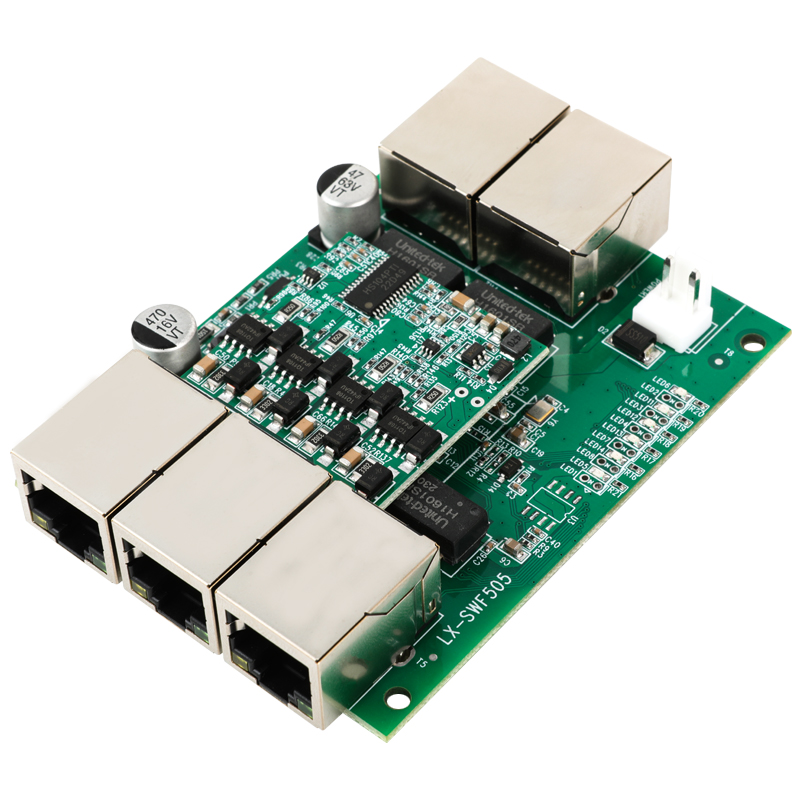 LX-SWF505-1 國(guó)産芯片标準POE交換機(jī)模塊 LX-SWF505-1 國(guó)産芯片标準POE交換機(jī)模塊