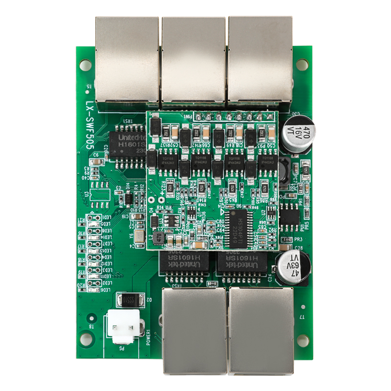 LX-SWF505-1 國(guó)産芯片标準POE交換機(jī)模塊 LX-SWF505-1 國(guó)産芯片标準POE交換機(jī)模塊