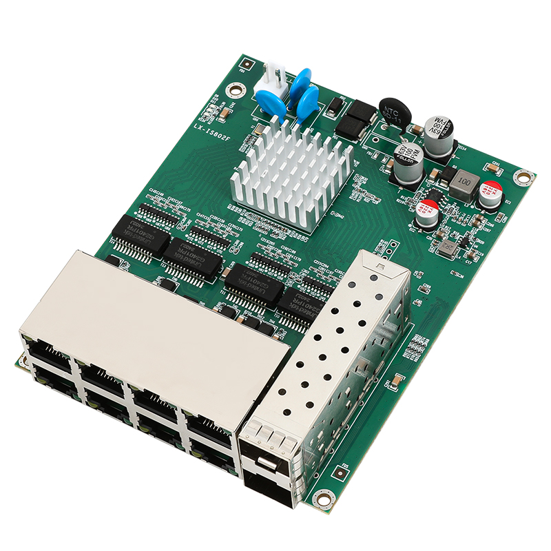 LX-IS802F 兩光(guāng)8電(diàn)環網交換機(jī)模塊